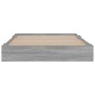 vidaXL Estructura de cama madera de ingeniería gris Sonoma 100x200 cm vidaXL Estructura de cama madera de ingeniería gris Sonoma 100x200 cm