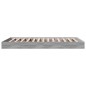 vidaXL Estructura de cama madera de ingeniería gris Sonoma 100x200 cm vidaXL Estructura de cama madera de ingeniería gris Sonoma 100x200 cm