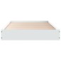vidaXL Estructura de cama madera de ingeniería blanca 90x200 cm vidaXL Estructura de cama madera de ingeniería blanca 90x200 cm