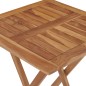 vidaXL Mesa plegable de jardín madera maciza de teca 60x60x75 cm vidaXL Mesa plegable de jardín madera maciza de teca 60x60x75 cm