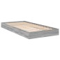 vidaXL Estructura de cama madera de ingeniería gris Sonoma 90x200 cm vidaXL Estructura de cama madera de ingeniería gris Sonoma 90x200 cm
