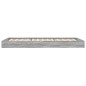vidaXL Estructura de cama madera de ingeniería gris Sonoma 90x200 cm vidaXL Estructura de cama madera de ingeniería gris Sonoma 90x200 cm