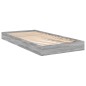 vidaXL Estructura de cama madera de ingeniería gris Sonoma 90x200 cm vidaXL Estructura de cama madera de ingeniería gris Sonoma 90x200 cm