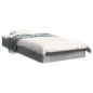 vidaXL Estructura de cama madera de ingeniería gris hormigón 75x190 cm vidaXL Estructura de cama madera de ingeniería gris hormigón 75x190 cm