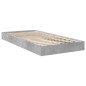 vidaXL Estructura de cama madera de ingeniería gris hormigón 75x190 cm vidaXL Estructura de cama madera de ingeniería gris hormigón 75x190 cm