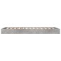 vidaXL Estructura de cama madera de ingeniería gris hormigón 75x190 cm vidaXL Estructura de cama madera de ingeniería gris hormigón 75x190 cm