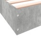 vidaXL Estructura de cama madera de ingeniería gris hormigón 75x190 cm vidaXL Estructura de cama madera de ingeniería gris hormigón 75x190 cm