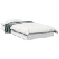 vidaXL Estructura de cama madera de ingeniería blanca 75x190 cm vidaXL Estructura de cama madera de ingeniería blanca 75x190 cm