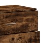vidaXL Aparadores 2 uds madera de ingeniería roble ahumado 60x39x80 cm vidaXL Aparadores 2 uds madera de ingeniería roble ahumado 60x39x80 cm