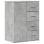 vidaXL Aparadores 2 uds madera de ingeniería gris hormigón 59x39x80 cm vidaXL Aparadores 2 uds madera de ingeniería gris hormigón 59x39x80 cm