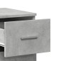 vidaXL Aparadores 2 uds madera de ingeniería gris hormigón 59x39x80 cm vidaXL Aparadores 2 uds madera de ingeniería gris hormigón 59x39x80 cm