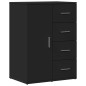 vidaXL Aparadores 2 uds madera de ingeniería negro 59x39x80 cm vidaXL Aparadores 2 uds madera de ingeniería negro 59x39x80 cm
