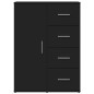 vidaXL Aparadores 2 uds madera de ingeniería negro 59x39x80 cm vidaXL Aparadores 2 uds madera de ingeniería negro 59x39x80 cm