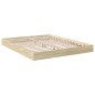 vidaXL Estructura de cama madera de ingeniería roble Sonoma 160x200 cm