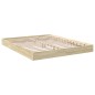 vidaXL Estructura de cama madera de ingeniería roble Sonoma 160x200 cm