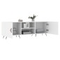 vidaXL Mueble para TV madera de ingeniería blanco 150x30x50 cm vidaXL Mueble para TV madera de ingeniería blanco 150x30x50 cm