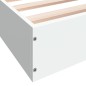 vidaXL Estructura de cama madera de ingeniería blanca 140x200 cm vidaXL Estructura de cama madera de ingeniería blanca 140x200 cm
