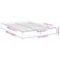 vidaXL Estructura de cama madera de ingeniería roble Sonoma 140x200 cm