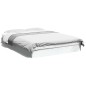vidaXL Estructura de cama madera de ingeniería blanca 120x190 cm vidaXL Estructura de cama madera de ingeniería blanca 120x190 cm