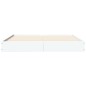 vidaXL Estructura de cama madera de ingeniería blanca 120x190 cm vidaXL Estructura de cama madera de ingeniería blanca 120x190 cm