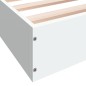 vidaXL Estructura de cama madera de ingeniería blanca 120x190 cm vidaXL Estructura de cama madera de ingeniería blanca 120x190 cm