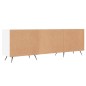 vidaXL Mueble para TV madera de ingeniería blanco 150x30x50 cm vidaXL Mueble para TV madera de ingeniería blanco 150x30x50 cm