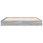 vidaXL Estructura de cama madera de ingeniería gris Sonoma 120x190 cm vidaXL Estructura de cama madera de ingeniería gris Sonoma 120x190 cm