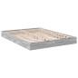 vidaXL Estructura de cama madera de ingeniería gris Sonoma 140x190 cm vidaXL Estructura de cama madera de ingeniería gris Sonoma 140x190 cm