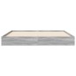 vidaXL Estructura de cama madera de ingeniería gris Sonoma 140x190 cm vidaXL Estructura de cama madera de ingeniería gris Sonoma 140x190 cm