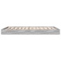 vidaXL Estructura de cama madera de ingeniería gris Sonoma 140x190 cm vidaXL Estructura de cama madera de ingeniería gris Sonoma 140x190 cm