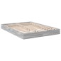 vidaXL Estructura de cama madera de ingeniería gris Sonoma 140x190 cm vidaXL Estructura de cama madera de ingeniería gris Sonoma 140x190 cm