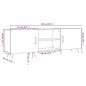 vidaXL Mueble para TV madera de ingeniería blanco 150x30x50 cm vidaXL Mueble para TV madera de ingeniería blanco 150x30x50 cm
