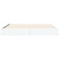 vidaXL Estructura de cama madera de ingeniería blanca 140x190 cm