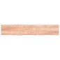 vidaXL Tablero mesa madera roble tratada marrón claro 220x40x(2-6) cm vidaXL Tablero mesa madera roble tratada marrón claro 220x40x(2-6) cm