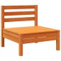 vidaXL Set de sofás jardín 8 pzas con cojines madera pino marrón cera vidaXL Set de sofás jardín 8 pzas con cojines madera pino marrón cera