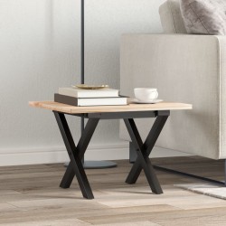 vidaXL Patas de mesa de centro estructura X hierro fundido 30x30x33 cm
