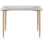 vidaXL Mesa de comedor 118x68x75 cm vidaXL Mesa de comedor 118x68x75 cm
