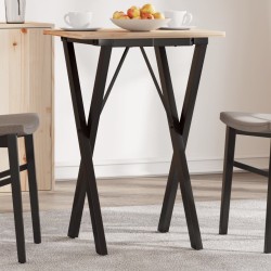 vidaXL Patas de mesa de comedor estructura X hierro fundido 40x40x73cm