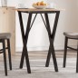 vidaXL Patas de mesa de comedor estructura X hierro fundido 40x40x73cm vidaXL Patas de mesa de comedor estructura X hierro fundido 40x40x73cm