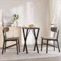 vidaXL Patas de mesa de comedor estructura X hierro fundido 40x40x73cm vidaXL Patas de mesa de comedor estructura X hierro fundido 40x40x73cm
