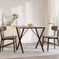 vidaXL Patas de mesa de comedor estructura X hierro fundido 70x70x73cm vidaXL Patas de mesa de comedor estructura X hierro fundido 70x70x73cm