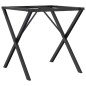 vidaXL Patas de mesa de comedor estructura X hierro fundido 70x70x73cm vidaXL Patas de mesa de comedor estructura X hierro fundido 70x70x73cm