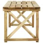 vidaXL Mesa de jardín de madera de pino impregnada 200x79x75 cm vidaXL Mesa de jardín de madera de pino impregnada 200x79x75 cm