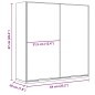 vidaXL Armario de baño con espejo madera ingeniería negro 64x20x67 cm vidaXL Armario de baño con espejo madera ingeniería negro 64x20x67 cm