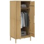 vidaXL Armario FLORO madera maciza de pino marrón cera 77x53x171 cm vidaXL Armario FLORO madera maciza de pino marrón cera 77x53x171 cm