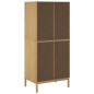 vidaXL Armario FLORO madera maciza de pino marrón cera 77x53x171 cm vidaXL Armario FLORO madera maciza de pino marrón cera 77x53x171 cm