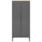 vidaXL Armario FLORO madera maciza de pino gris 77x53x171 cm vidaXL Armario FLORO madera maciza de pino gris 77x53x171 cm