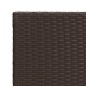 vidaXL Mesa auxiliar ratán sintético marrón 55x45x49 cm vidaXL Mesa auxiliar ratán sintético marrón 55x45x49 cm