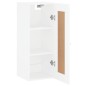 vidaXL Armario de pared madera de ingeniería blanco 34,5x34x90 cm vidaXL Armario de pared madera de ingeniería blanco 34,5x34x90 cm