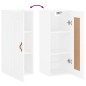 vidaXL Armario de pared madera de ingeniería blanco 34,5x34x90 cm vidaXL Armario de pared madera de ingeniería blanco 34,5x34x90 cm